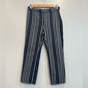 Free People Striped Straight Leg Pant